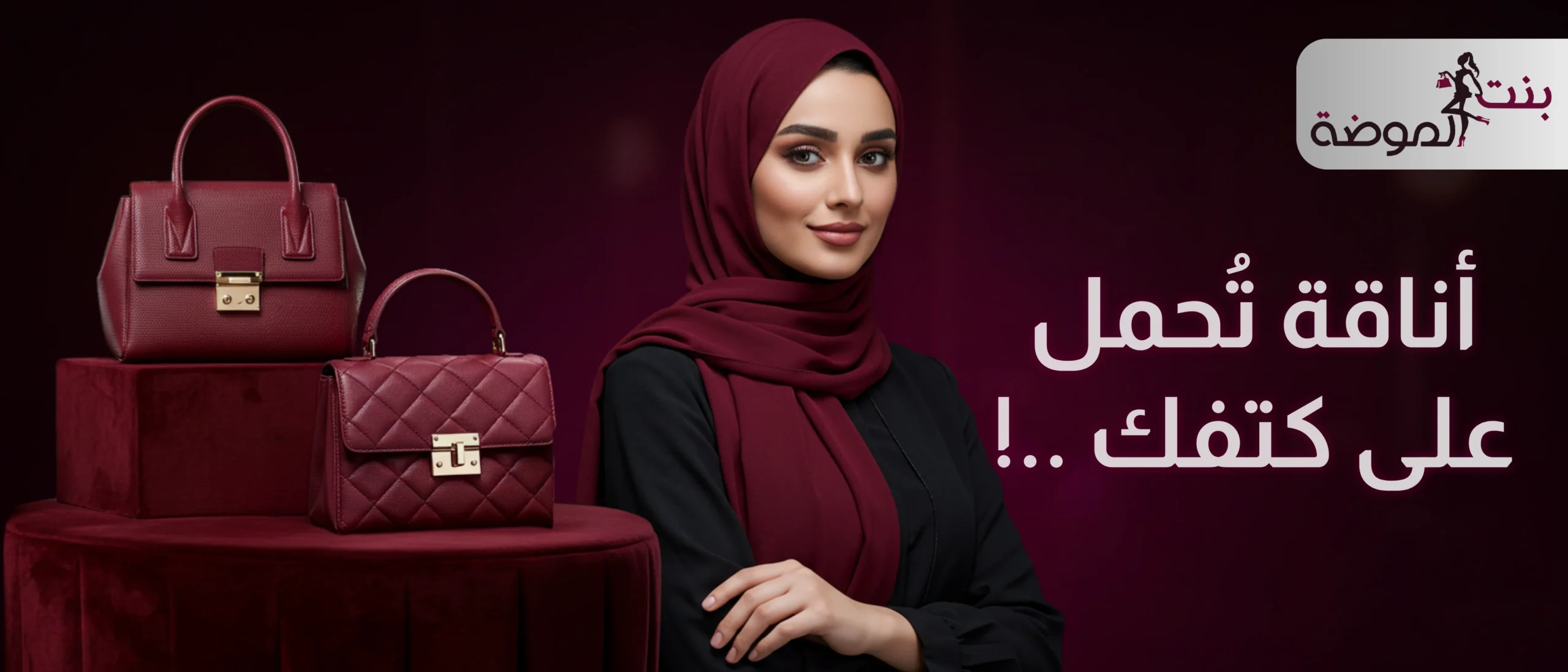 بنت الموضة - بنر - شنط
